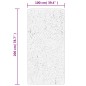 vidaXL Teppich OVIEDO Kurzflor Grün 100x200 cm vidaXL Teppich OVIEDO Kurzflor Grün 100x200 cm