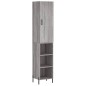 Highboard Grau Sonoma 34,5x34x180 cm Holzwerkstoff Highboard Grau Sonoma 34,5x34x180 cm Holzwerkstoff
