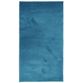 vidaXL Teppich OVIEDO Kurzflor Türkis 80x150 cm