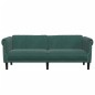 vidaXL Sofa 3-Sitzer Dunkelgrün Samt vidaXL Sofa 3-Sitzer Dunkelgrün Samt