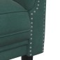 vidaXL Sofa 3-Sitzer Dunkelgrün Samt vidaXL Sofa 3-Sitzer Dunkelgrün Samt