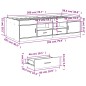 vidaXL Tagesbett mit Schubladen Sonoma-Eiche 100x200 cm Holzwerkstoff vidaXL Tagesbett mit Schubladen Sonoma-Eiche 100x200 cm Holzwerkstoff