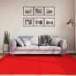 vidaXL Teppich OVIEDO Kurzflor Rot 200x200 cm vidaXL Teppich OVIEDO Kurzflor Rot 200x200 cm