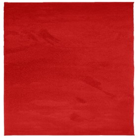 vidaXL Teppich OVIEDO Kurzflor Rot 200x200 cm