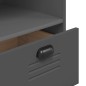 vidaXL Highboard VIKEN Anthrazit 80x40x200 cm Massivholz Kiefer vidaXL Highboard VIKEN Anthrazit 80x40x200 cm Massivholz Kiefer