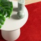 vidaXL Teppich OVIEDO Kurzflor Rot 160x160 cm vidaXL Teppich OVIEDO Kurzflor Rot 160x160 cm