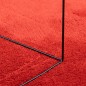 vidaXL Teppich OVIEDO Kurzflor Rot 160x160 cm vidaXL Teppich OVIEDO Kurzflor Rot 160x160 cm