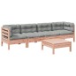 vidaXL 5-tlg. Garten-Sofagarnitur mit Kissen Massivholz Douglasie vidaXL 5-tlg. Garten-Sofagarnitur mit Kissen Massivholz Douglasie
