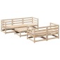 vidaXL 6-tlg. Garten-Sofagarnitur Massivholz Kiefer vidaXL 6-tlg. Garten-Sofagarnitur Massivholz Kiefer