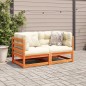 vidaXL 2-tlg. Garten-Sofagarnitur Wachsbraun Massivholz Kiefer vidaXL 2-tlg. Garten-Sofagarnitur Wachsbraun Massivholz Kiefer