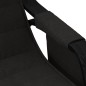 vidaXL Schaukelstuhl Schwarz Stoff vidaXL Schaukelstuhl Schwarz Stoff