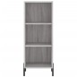 Highboard Grau Sonoma 34,5x34x180 cm Holzwerkstoff Highboard Grau Sonoma 34,5x34x180 cm Holzwerkstoff