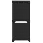 vidaXL Würfelregal mit 5 Fächern Schwarz 103x30x72,5 cm Stoff vidaXL Würfelregal mit 5 Fächern Schwarz 103x30x72,5 cm Stoff