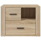 vidaXL Nachttisch Sonoma-Eiche 60x36x45 cm Holzwerkstoff vidaXL Nachttisch Sonoma-Eiche 60x36x45 cm Holzwerkstoff