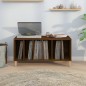vidaXL Plattenschrank Braun Eichen-Optik 100x38x48 cm Holzwerkstoff vidaXL Plattenschrank Braun Eichen-Optik 100x38x48 cm Holzwerkstoff