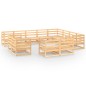 vidaXL 12-tlg. Garten-Lounge-Set Massivholz Kiefer vidaXL 12-tlg. Garten-Lounge-Set Massivholz Kiefer