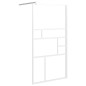 vidaXL Duschwand mit Ablage für Walk-In-Dusche Weiß 100x195 cm ESG vidaXL Duschwand mit Ablage für Walk-In-Dusche Weiß 100x195 cm ESG