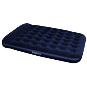 Bestway Luftbett Beflockt mit Integrierter Fußpumpe 203x152x28 cm