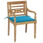 vidaXL Batavia-Stühle mit Kissen 4 Stk. Massivholz Teak vidaXL Batavia-Stühle mit Kissen 4 Stk. Massivholz Teak