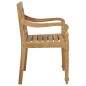 vidaXL Batavia-Stühle mit Kissen 4 Stk. Massivholz Teak vidaXL Batavia-Stühle mit Kissen 4 Stk. Massivholz Teak