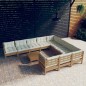 vidaXL 11-tlg. Garten-Lounge-Set mit Kissen Honigbraun Kiefernholz vidaXL 11-tlg. Garten-Lounge-Set mit Kissen Honigbraun Kiefernholz