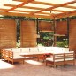 vidaXL 13-tlg. Garten-Lounge-Set mit Kissen Honigbraun Kiefernholz vidaXL 13-tlg. Garten-Lounge-Set mit Kissen Honigbraun Kiefernholz