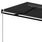 vidaXL Markise Manuell Einziehbar 500x350 cm Anthrazit vidaXL Markise Manuell Einziehbar 500x350 cm Anthrazit