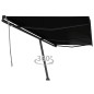 vidaXL Standmarkise Manuell Einziehbar 600x350 cm Anthrazit vidaXL Standmarkise Manuell Einziehbar 600x350 cm Anthrazit