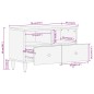 vidaXL TV-Schrank 70x33x46 cm Massivholz Mango vidaXL TV-Schrank 70x33x46 cm Massivholz Mango