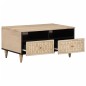 vidaXL Couchtisch 80x54x40 cm Massivholz Mango vidaXL Couchtisch 80x54x40 cm Massivholz Mango