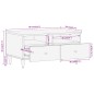 vidaXL Couchtisch 80x54x40 cm Massivholz Mango vidaXL Couchtisch 80x54x40 cm Massivholz Mango