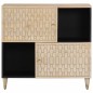 vidaXL Beistellschrank 80x33x75 cm Massivholz Mango vidaXL Beistellschrank 80x33x75 cm Massivholz Mango