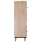 vidaXL Highboard 40x33x110 cm Massivholz Mango vidaXL Highboard 40x33x110 cm Massivholz Mango