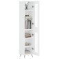 vidaXL Highboard Weiß 34,5x34x180 cm Holzwerkstoff vidaXL Highboard Weiß 34,5x34x180 cm Holzwerkstoff