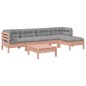 vidaXL 6-tlg. Garten-Sofagarnitur mit Kissen Massivholz Douglasie vidaXL 6-tlg. Garten-Sofagarnitur mit Kissen Massivholz Douglasie