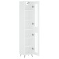 vidaXL Highboard Weiß 34,5x34x180 cm Holzwerkstoff vidaXL Highboard Weiß 34,5x34x180 cm Holzwerkstoff