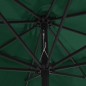 vidaXL Sonnenschirm mit Metall-Mast 400 cm Grün vidaXL Sonnenschirm mit Metall-Mast 400 cm Grün