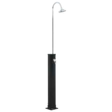 vidaXL Solardusche Schwarz 220 cm 20 L