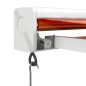 vidaXL Markise Einziehbar Orange und Braun 5x3 m Stoff und Aluminium vidaXL Markise Einziehbar Orange und Braun 5x3 m Stoff und Aluminium