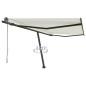 Standmarkise Automatisch 450x300 cm Cremeweiß Standmarkise Automatisch 450x300 cm Cremeweiß
