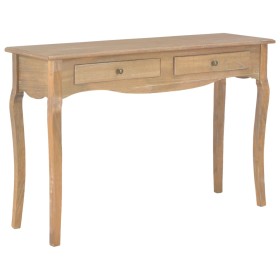 vidaXL Konsolentisch mit 2 Schubladen 120x35x76 cm Kiefernholz Massiv