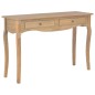 vidaXL Konsolentisch mit 2 Schubladen 120x35x76 cm Kiefernholz Massiv