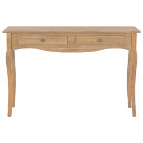 vidaXL Konsolentisch mit 2 Schubladen 120x35x76 cm Kiefernholz Massiv