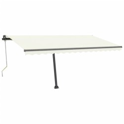 Standmarkise Automatisch 450x300 cm Cremeweiß