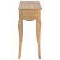 vidaXL Konsolentisch mit 2 Schubladen 120x35x76 cm Kiefernholz Massiv