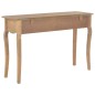 vidaXL Konsolentisch mit 2 Schubladen 120x35x76 cm Kiefernholz Massiv