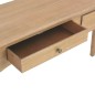 vidaXL Konsolentisch mit 2 Schubladen 120x35x76 cm Kiefernholz Massiv