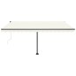 Standmarkise Automatisch 450x300 cm Cremeweiß Standmarkise Automatisch 450x300 cm Cremeweiß