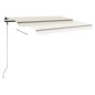 Standmarkise Automatisch 450x300 cm Cremeweiß Standmarkise Automatisch 450x300 cm Cremeweiß