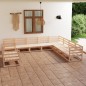 vidaXL 10-tlg. Garten-Lounge-Set Massivholz Kiefer vidaXL 10-tlg. Garten-Lounge-Set Massivholz Kiefer